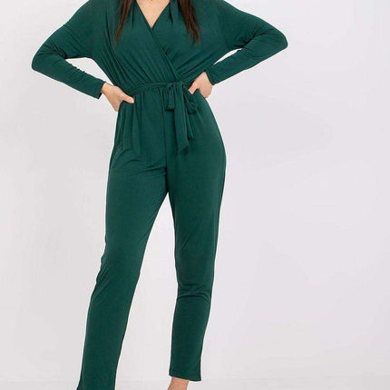 Elegant Wrap-Front Jumpsuit - Très Elite