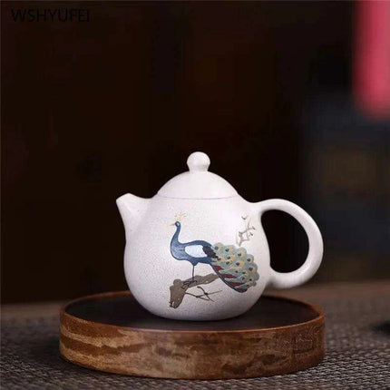 Elegant Yixing Purple Clay Dragon Egg Teapot - 220ml Masterpiece for Discerning Tea Lovers - Très Elite