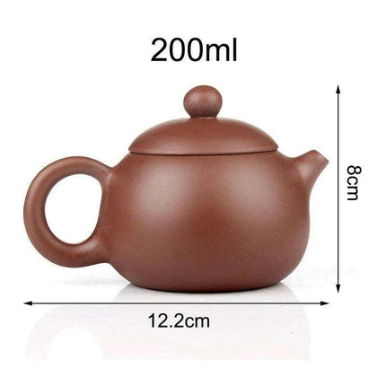 Elegant Yixing Purple Clay Teapot Set for Authentic Chinese Tea Brewing - Très Elite