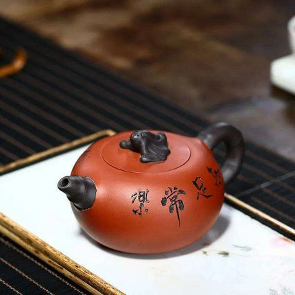 Elegant Yixing Purple Clay Teapot Set with Zisha Infuser - 350ml for Authentic Tea Enjoyment - Très Elite