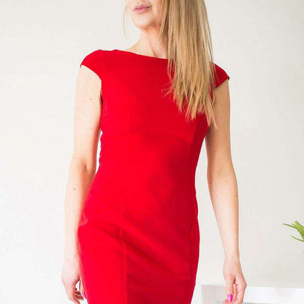 Elegant Zippered Midi Dress - Très Elite