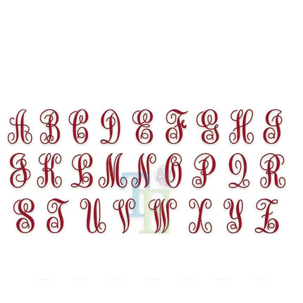 Elegantly Embroidered Camellia Monogrammed Cocktail Napkin Set - A Touch of Victorian Luxury for Your Table - Très Elite