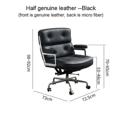 Elevate Your Office with the Luxurious Leather Executive Swivel Chair - Très Elite