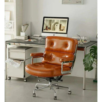 Elevate Your Office with the Luxurious Leather Executive Swivel Chair - Très Elite