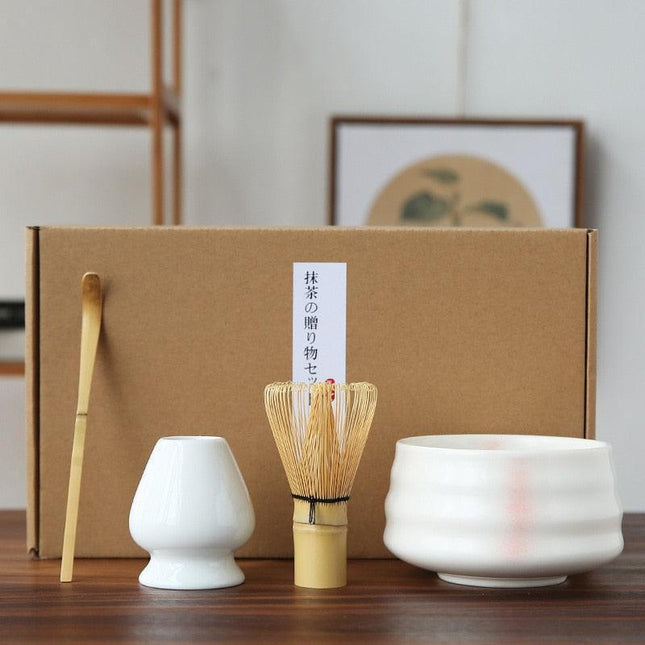 Elevate Your Tea Rituals with the Exquisite Japanese Matcha Ceremony Set for Enthusiasts - Très Elite