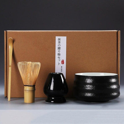 Elevate Your Tea Rituals with the Exquisite Japanese Matcha Ceremony Set for Enthusiasts - Très Elite