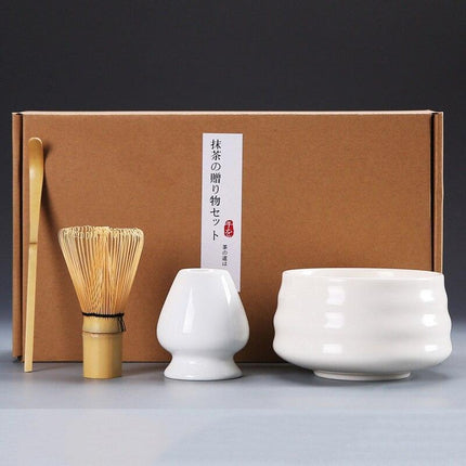 Elevate Your Tea Rituals with the Exquisite Japanese Matcha Ceremony Set for Enthusiasts - Très Elite