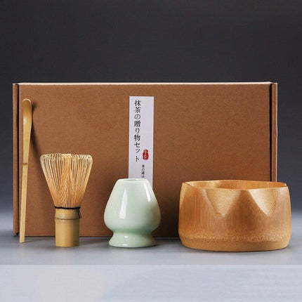 Elevate Your Tea Rituals with the Exquisite Japanese Matcha Ceremony Set for Enthusiasts - Très Elite