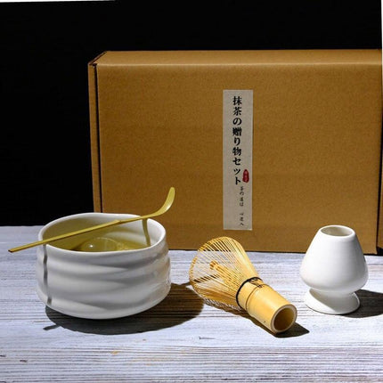 Elevate Your Tea Rituals with the Exquisite Japanese Matcha Ceremony Set for Enthusiasts - Très Elite