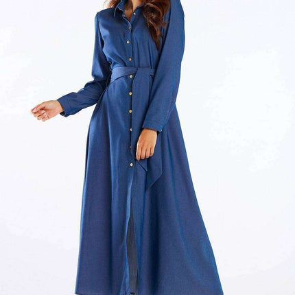 Elevated Casual Maxi Shirt Dress for Every Occasion - Très Elite