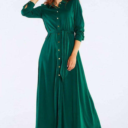 Elevated Casual Maxi Shirt Dress for Every Occasion - Très Elite