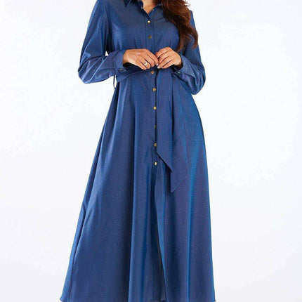 Elevated Casual Maxi Shirt Dress for Every Occasion - Très Elite
