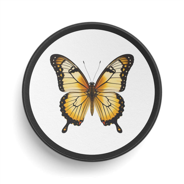 Elite Customized Black Hockey Puck: Luxe Fan Essential