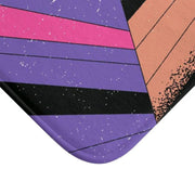Elite Maison Contemporary Memory Foam Geometric Bath Mat - Très Elite