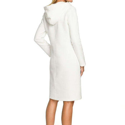 Embroidered Cozy Hoodie Dress for Stylish Winter Comfort - Très Elite