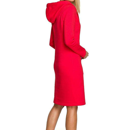 Embroidered Cozy Hoodie Dress for Stylish Winter Comfort - Très Elite