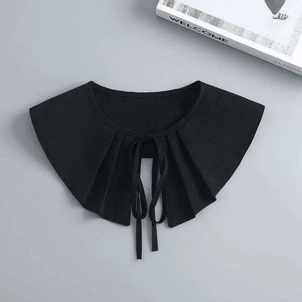 Embroidered Lace Detachable Collar for Women - Elegant White Shawl Accessory - Très Elite