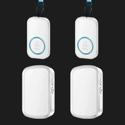 Emergency SOS Wireless Alert System with Custom Melodies - Long-Range Safety Button Set - Très Elite