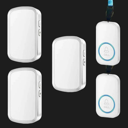 Emergency SOS Wireless Alert System with Custom Melodies - Long-Range Safety Button Set - Très Elite