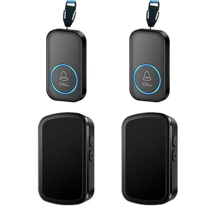 Emergency SOS Wireless Alert System with Custom Melodies - Long-Range Safety Button Set - Très Elite