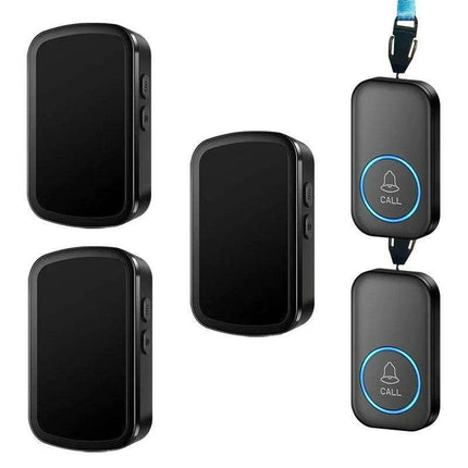 Emergency SOS Wireless Alert System with Custom Melodies - Long-Range Safety Button Set - Très Elite