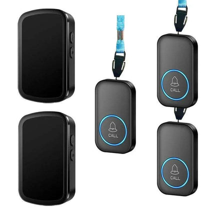 Emergency SOS Wireless Alert System with Custom Melodies - Long-Range Safety Button Set - Très Elite