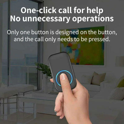 Emergency SOS Wireless Alert System with Custom Melodies - Long-Range Safety Button Set - Très Elite