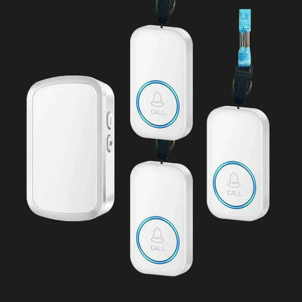 Emergency SOS Wireless Alert System with Custom Melodies - Long-Range Safety Button Set - Très Elite