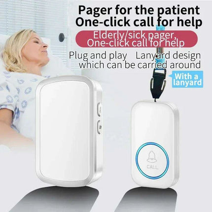 Emergency SOS Wireless Alert System with Custom Melodies - Long-Range Safety Button Set - Très Elite