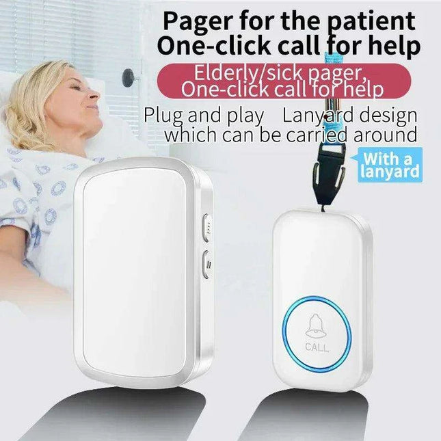 Emergency SOS Wireless Alert System with Custom Melodies - Long-Range Safety Button Set