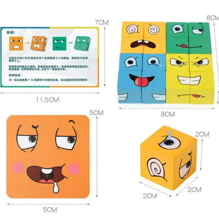 Emoticon Adventure Eco-Friendly Puzzle Set: Fun Learning Tool for Kids - Très Elite