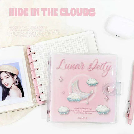 Enchanted Kawaii Notebook with Heart and Moon Theme | Ideal for Creative Writing and Scrapbooking - Très Elite