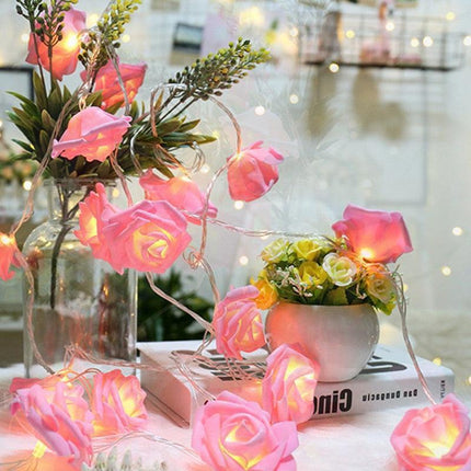 Enchanted Rose Glow: 3m LED Fairy Lights for Valentine's Day