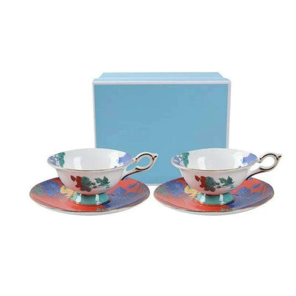Enchanting Butterfly Haven Bone China Tea Cup and Saucer Collection - Très Elite