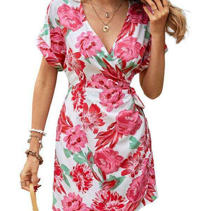 Enchanting Floral Sleeveless Dress - Women's Summer Elegance - Très Elite