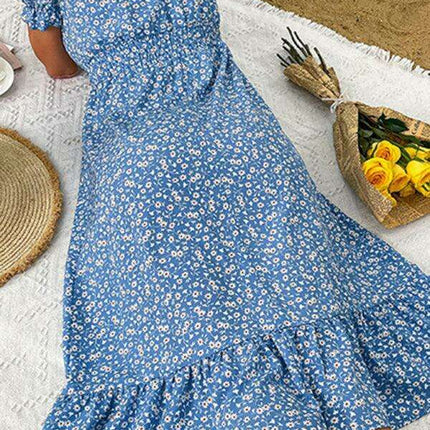 Enchanting Floral Summer Dress for Women in Vibrant Garden Print - Très Elite