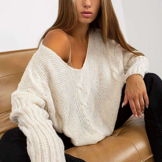 Enchanting Heart-Shaped Neckline Sweater - A Cozy and Fashionable Knit for Any Occasion