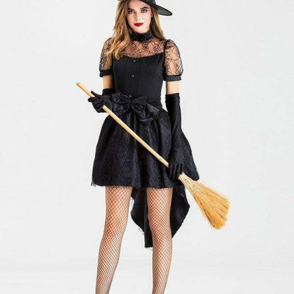 Enchanting Midnight Witch Costume with Magical Flair - Très Elite