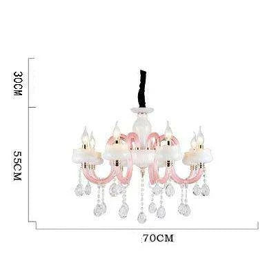 Enchanting Pink Crystal Chandelier for Dreamy Spaces- Très Elite- Très Elite