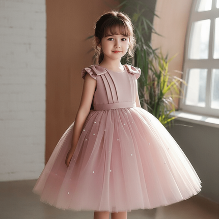 Enchanting Red Tutu Dress for Girls: Perfect for Festive Celebrations- Très Elite- Très Elite
