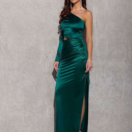 Enchanting Satin Maxi Gown - Embrace Your Elegance - Très Elite