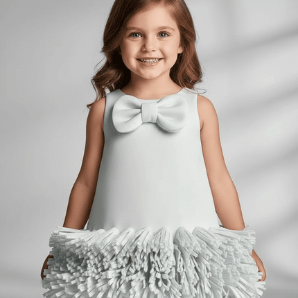 Enchanting Sleeveless Princess Dress for Girls - Ideal for Summer Celebrations and Birthdays - Très Elite