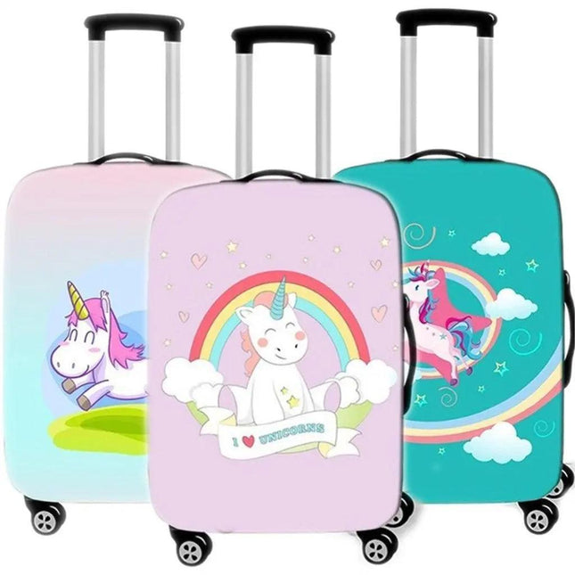 Enchanting Unicorn Neoprene Suitcase Protector for 18-32 Inch Luggage