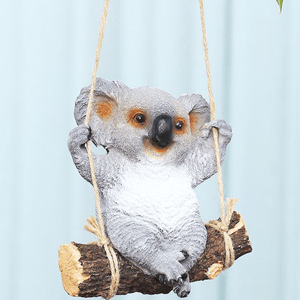 Enchanting Whimsical Animal Resin Hanging Decorations for Outdoor Villa Aesthetics