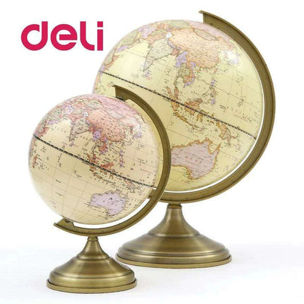 Engaging Bilingual 3D Earth Globe with Sturdy Metal Stand for Interactive Geography Learning..