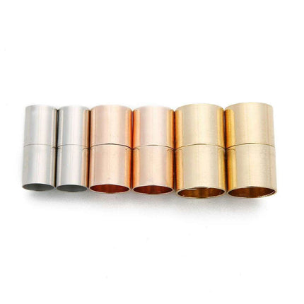Enhance Your Leather Bracelet Style with Luxury Magnetic Clasp Set - Très Elite