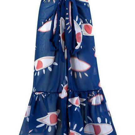 Enigmatic Devil's Eye Beach Skirt