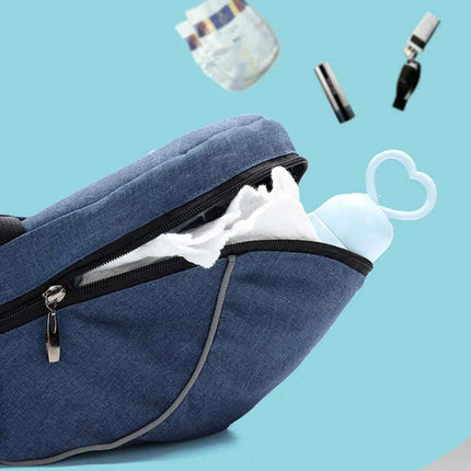 Ergonomic Baby Hip Seat Carrier for Newborns - Adjustable Waist Stool and Sling Holder for Travel and Home Use - Très Elite