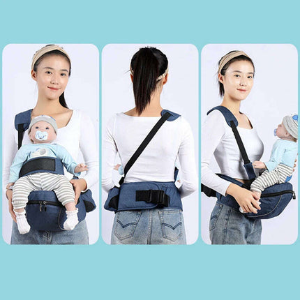 Ergonomic Baby Hip Seat Carrier for Newborns - Adjustable Waist Stool and Sling Holder for Travel and Home Use - Très Elite