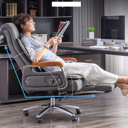 Ergonomic Faux Leather Gaming Recliner with 360-Degree Swivel - Très Elite